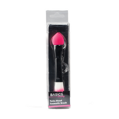 Basics Makeup Sponge/foundation Brush 2in1 Pink