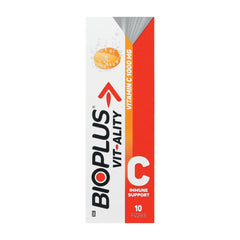 Bioplus Vit-ality Vitamin C 1000mg Effervescant 10s