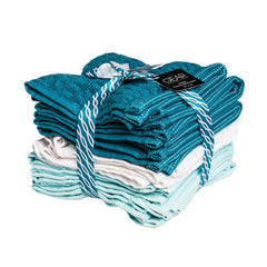 Gear Washcloth Checker 8 Pack Stone