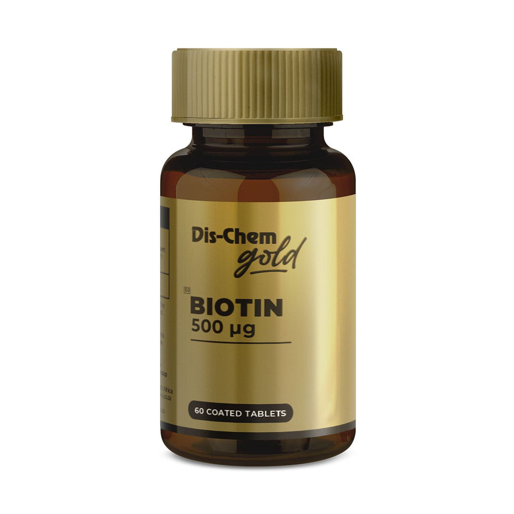 Gold Biotin 500mg 60 Tablets