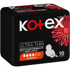 Kotex Designer Ultra Thin Pads 10's Normal Wings