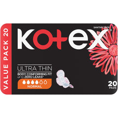 Kotex Designer Ultra Thin Pads 20's Normal Wings