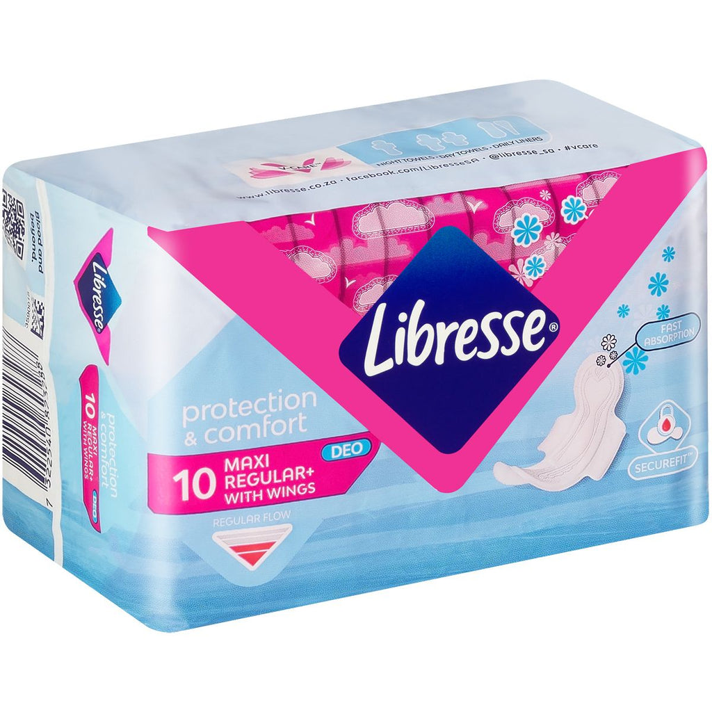 Libresse Maxi Cotton Feel 10's Normal Scented