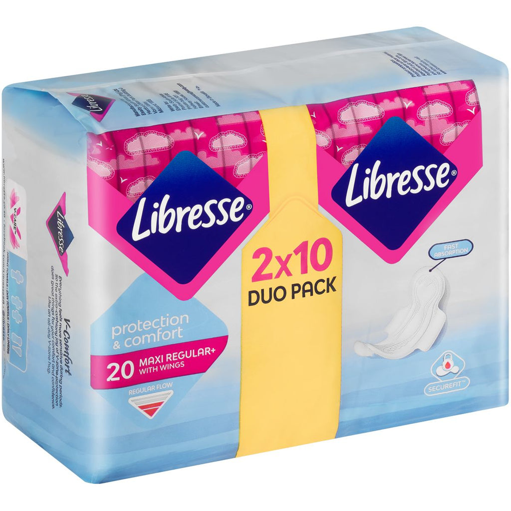 Libresse Maxi Cotton Feel 20's Normal Duo Pack