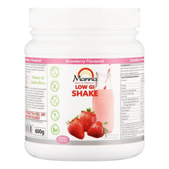 Manna Low Gi Shake Strawberry 600g