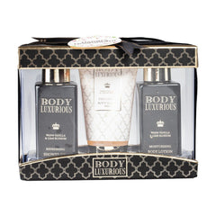 Natures Nourishment Bath Set Vanilla And Lime Blossom 3pcs