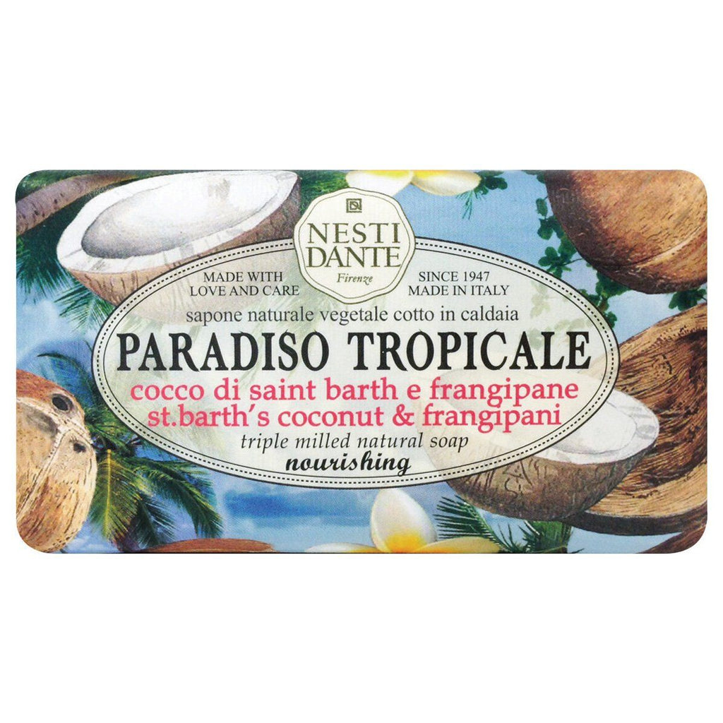 Nesti D Soap Deli 250g Paradiso Tropicale Coconut Frangipani