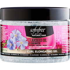 Sof N Free Naturals Curl Elongating Gel Flaxseed Rosewater 325ml