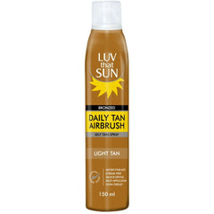 Sunlab Bronzed Daily Tan Airbrush Selftan Spray 150ml Light Tan