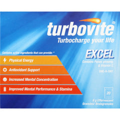 Turbovite Excel Effervescent 10s X 2