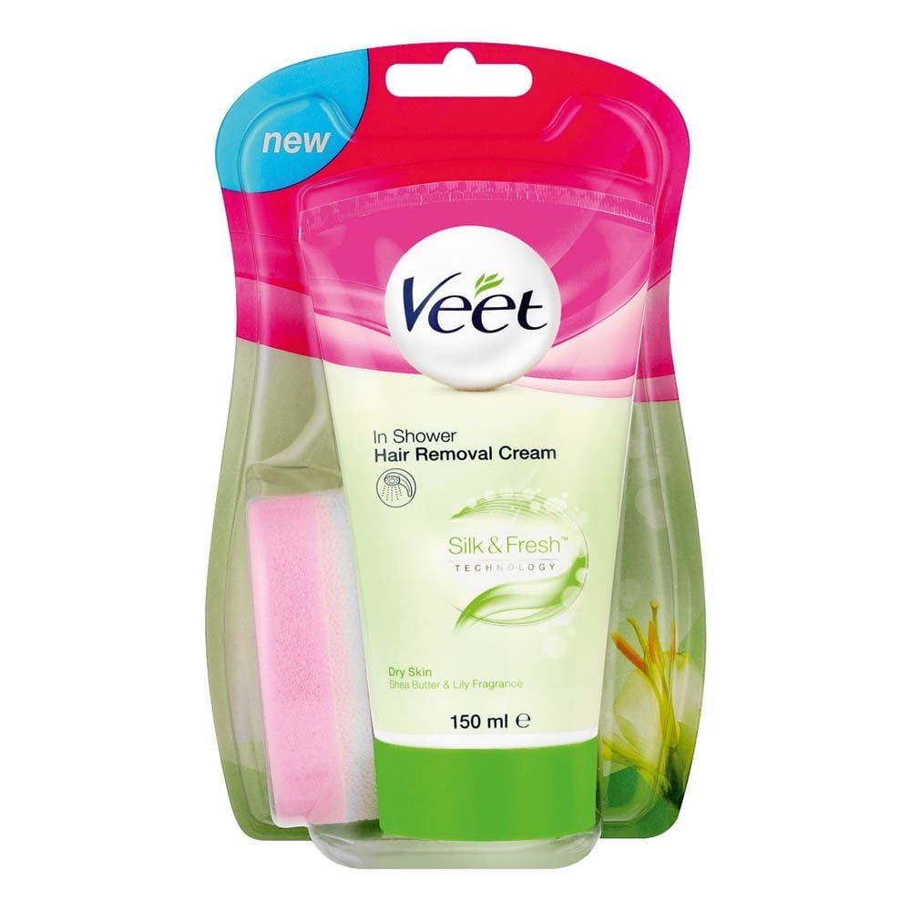 Veet In-shower Hair Removal Cream 150ml Dry