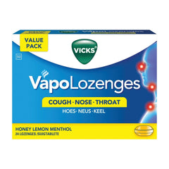 Vicks Lozenger 24's Honey&lemon