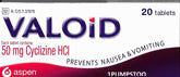 Valoid Tablets 20s