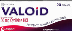 Valoid Tablets 20s