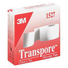 3m Transpore 12mm X 5m