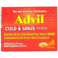 Advil Cold & Sinus Tablets 20s