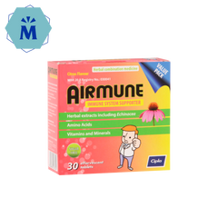Airmune Effervescent Tablets Citrus 30s