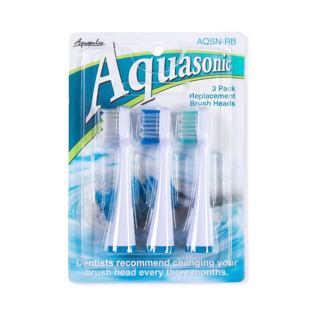 Aquapulse Brush Heads Aquasonic 3pk