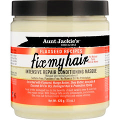 Aunty Jackie Flaxseed Fix My Hair Intense Repair Conditioning Masque 436ml