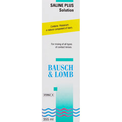 Bausch & Lomb Saline Solution 355ml