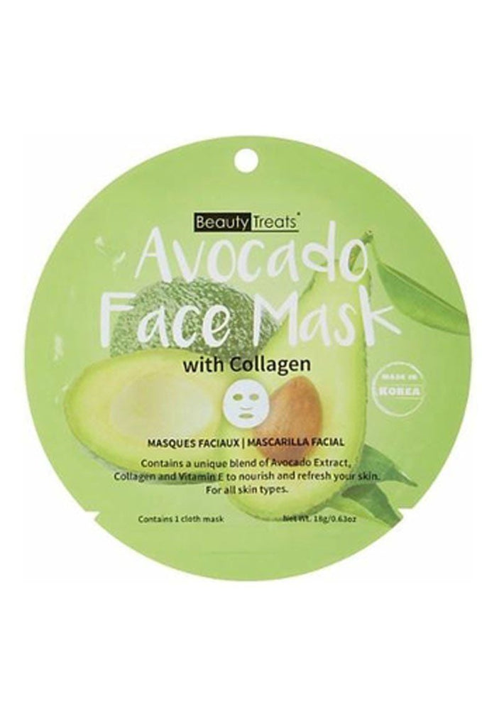 Beauty Treats Face Mask Avocado Collagen