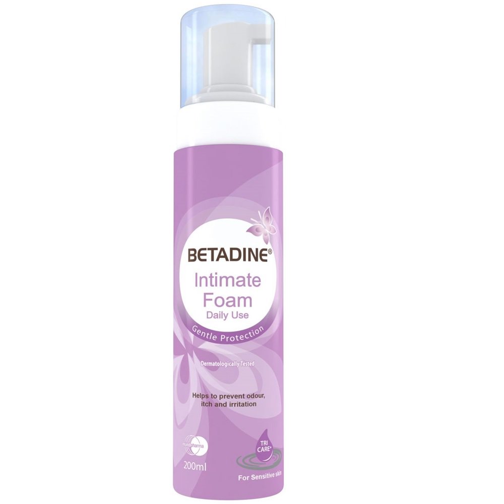 Betadine Intimate Foam 200ml Gentle Protection