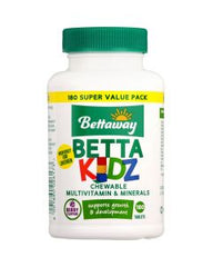 Bettaway Betta Kids Multivitamin 180 Tabs