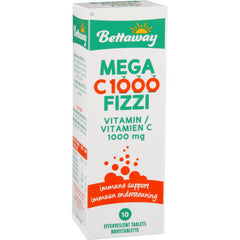 Bettaway Mega C 1000 Fizzi Effervescent 10 Tabs