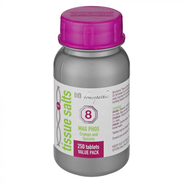Bio Homeopathic T/s Mag Phos 250 Tabs 8