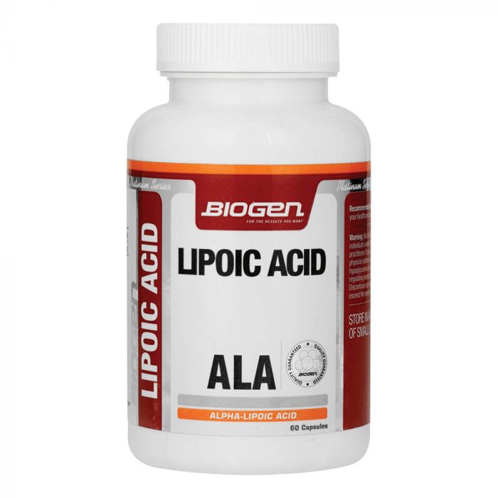 Biogen ALpha Lipoic Acid 60 Caps