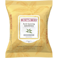 Burts Bees Facial Wipes With White Tea Extract 30's
