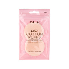Cala Makeup Sponge Satin Cotton Puffs 2pcs