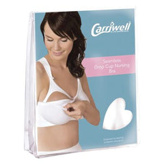 Carriwell Seamless Drop Cup Bra White Large