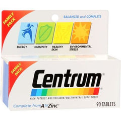 Centrum A to Zinc 90s