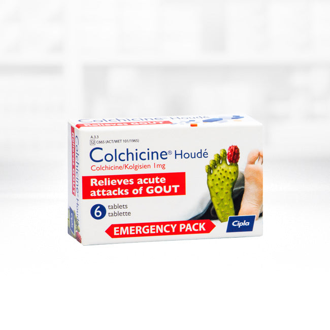 Colchicine Houdé 1mg Tablets 6s