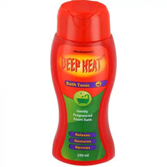 Deep Heat Bath Tonic - Gently Fragranced Foam Bath 250ml
