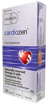 Equazen Cardiozen - Super Concentrated HI EPA Marine Fish Oil with Coenzyme Q10 30s