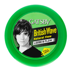 Gatsby British Wave Natural Flow Loose & Flow Wax 75g