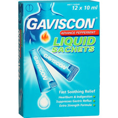 Gaviscon Advance Sachets 12 X10ml