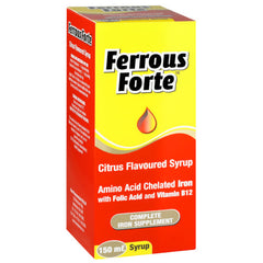 Georen Ferrous Forte Chelated Iron 150ml Syrup