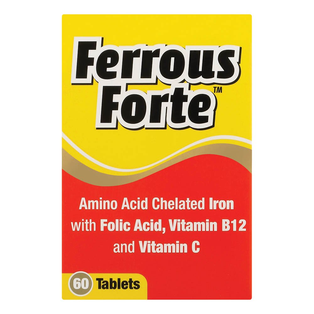 Georen Ferrous Forte Chelated Iron 60 Tabs