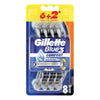Gillette Blades Blue 111 Comfort 6  2 Cartridge Disposable Pack