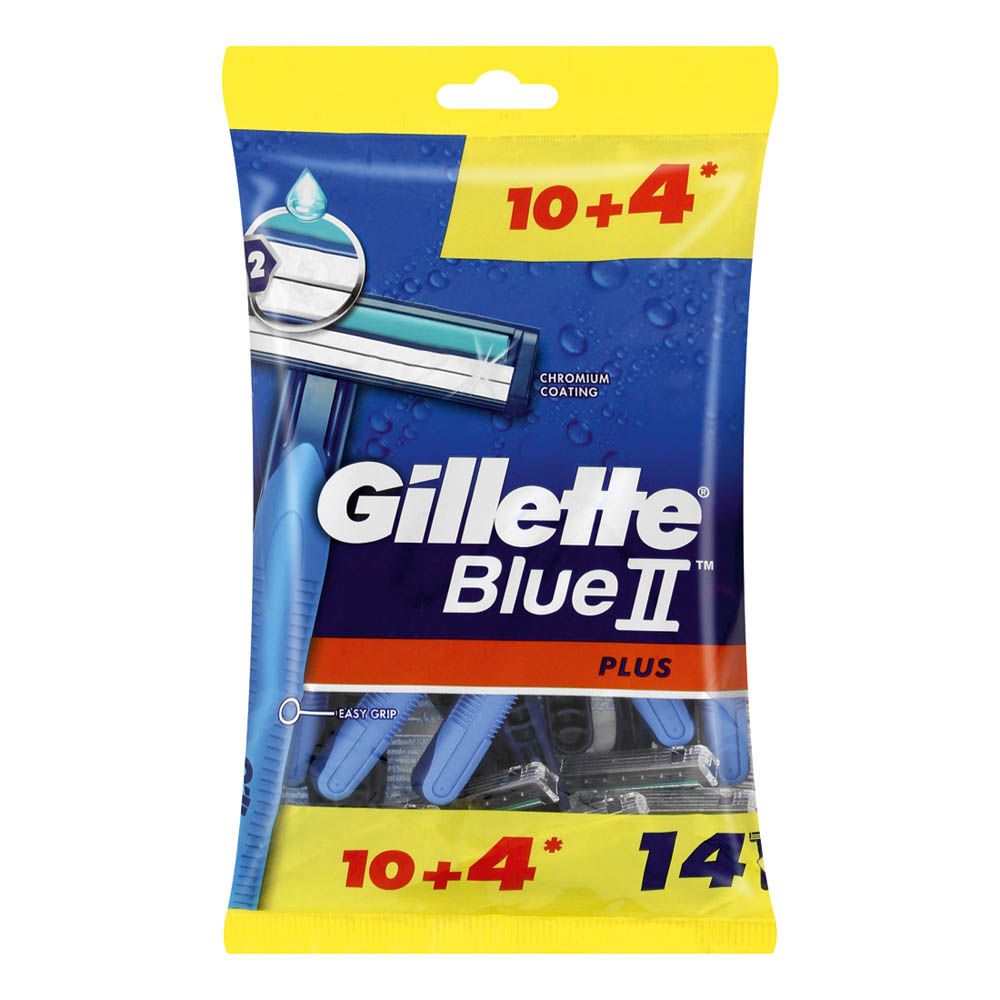 Gillette Blades Blue 11 Plus 10  4 Cartridge Disposable Pack