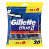 Gillette Blades Blue 11 Plus 14  6 Cartridge Disposable Pack