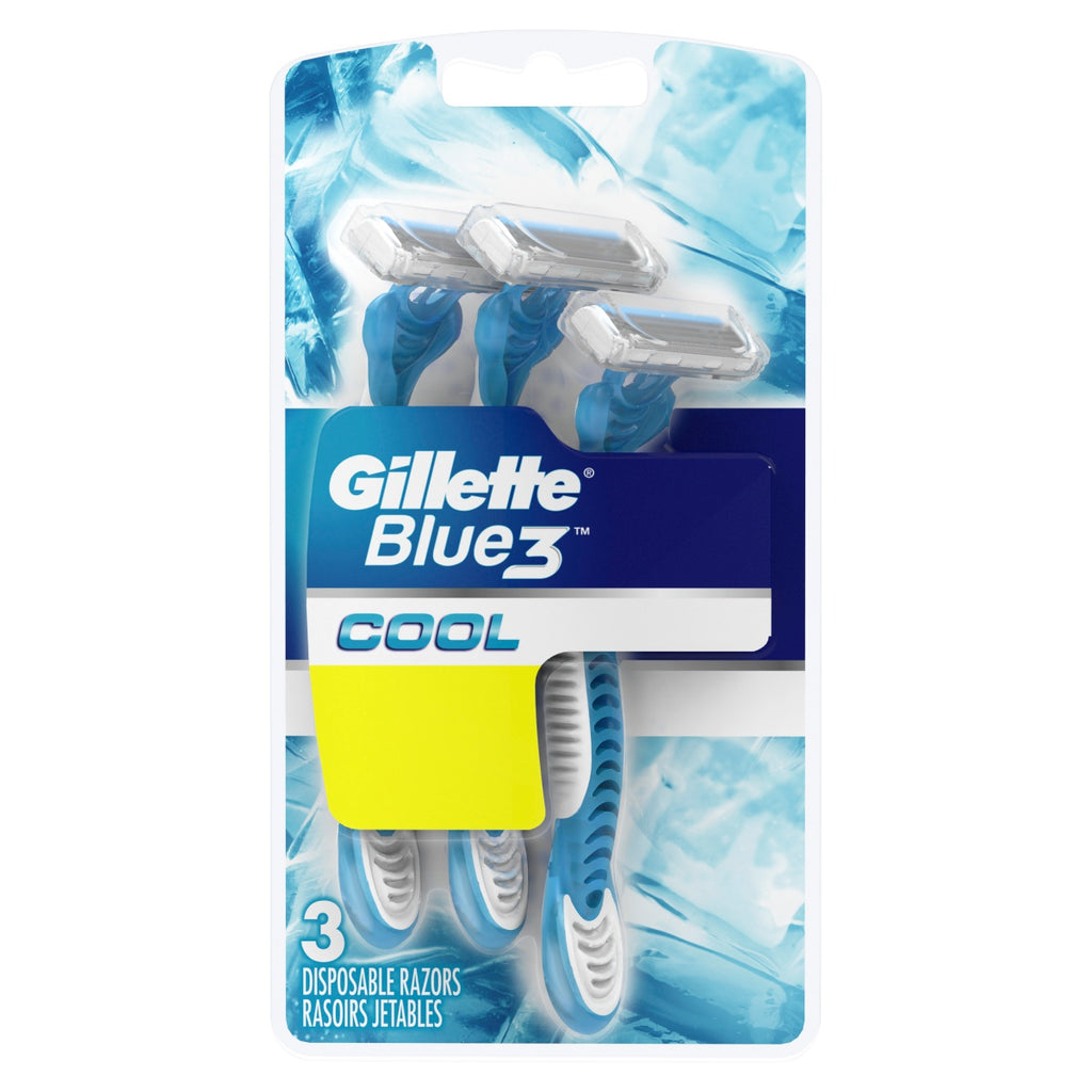Gillette Blades Blue 3 Disposable 3's Cool
