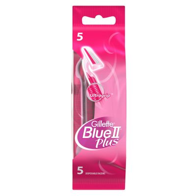 Gillette Blades Blue Ii Plus Women Disposable 5's