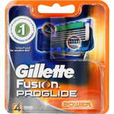 Gillette Blades Fusion Proglide Power 4's