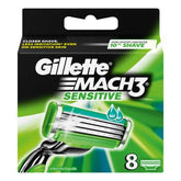 Gillette Blades Mach 3 Sensitive 8's