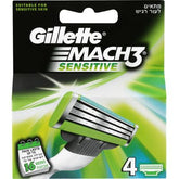 Gillette Razor Mach 3 Sensitive 4s