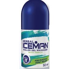 Ice Man Herbal Roller Gel Massager 50ml